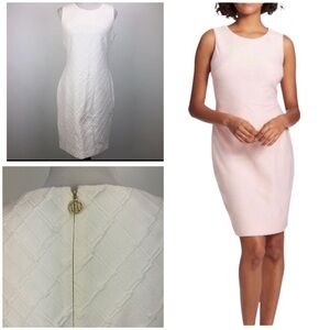 Women’s Sheath Dress Tommy Hilfiger White Straight-cut Size 10